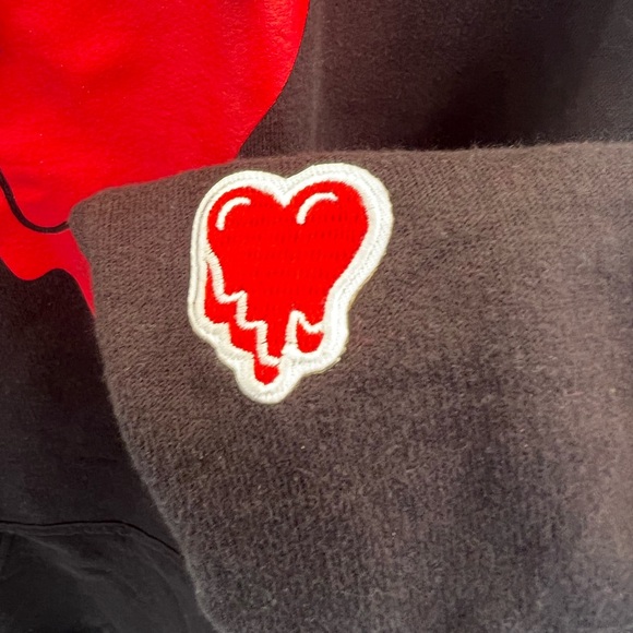 Emotionally Unavailable unisex heart logo hoodie - Picture 6 of 6